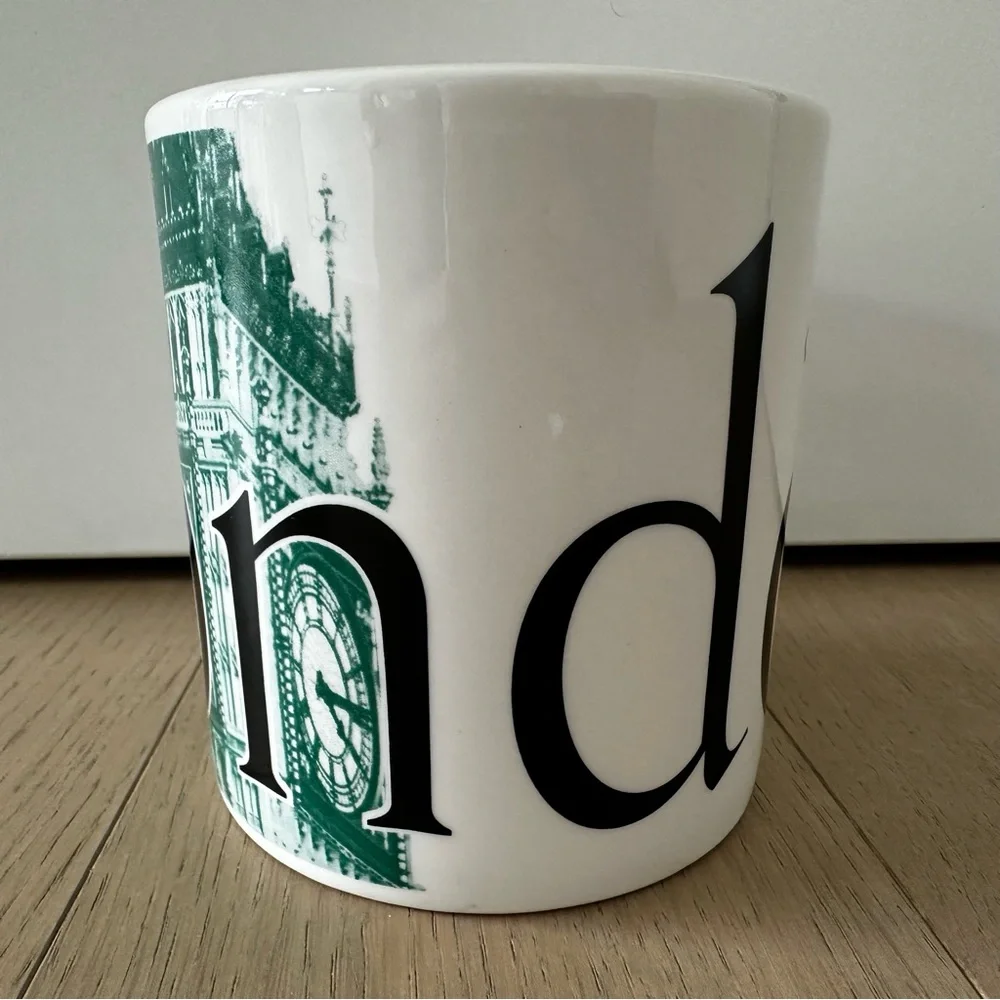 Vintage Starbucks London Big Ben Clock White Ceramic City Mug Collector Series - Picture 3 of 7